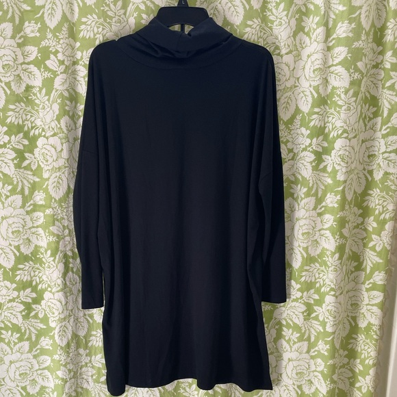 NWT Panhandle Cowl Neck Long Sleeve Tunic - Black - Picture 2 of 6